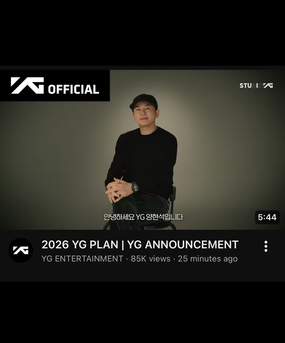 in YG's 2026 plan announcement video, BLACKPINK wasn't mentioned at all, which has led to speculation that they will have no comeback or activities this year.