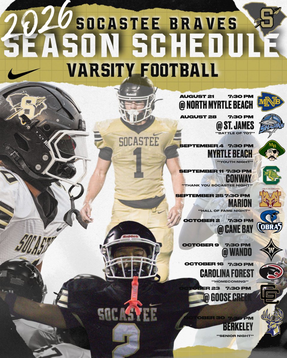 Socastee Football tweet media