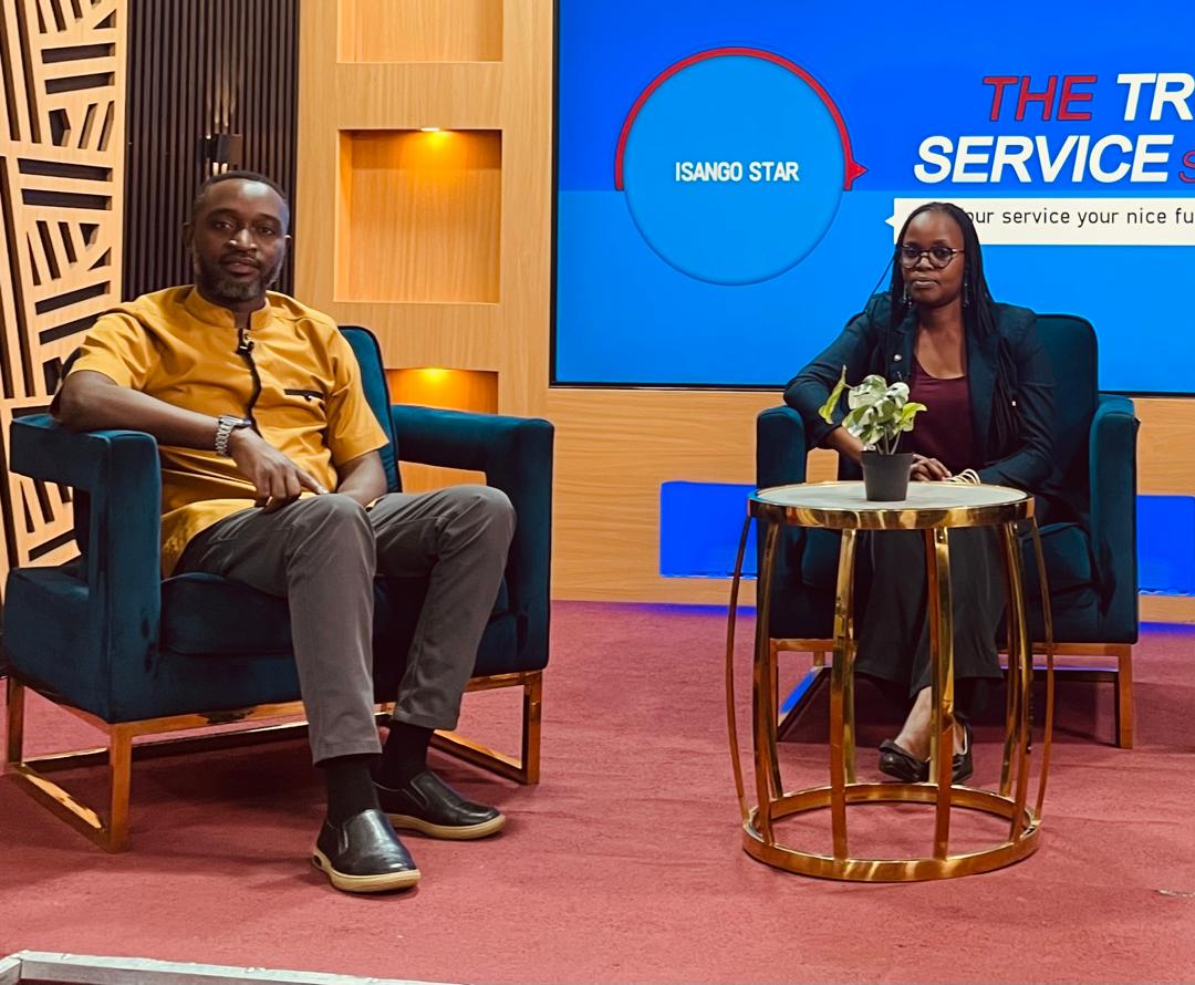 GreenStarzHub's tweet photo. 🚀 Big moment for Green Starz Impakt Hub! Our MD Emmanuel KWIZERA &amp; Data Manager Aimée DUSHIME hit Isango TV to showcase how we’re turning data into impact across Rwanda! 🇷🇼
#GreenStarzImpactHub #DataForGood #RwandaInnovation #SocialImpact #IsangoTV #CommunityPower #DataDriven https://t.co/xzQFFB4cRl