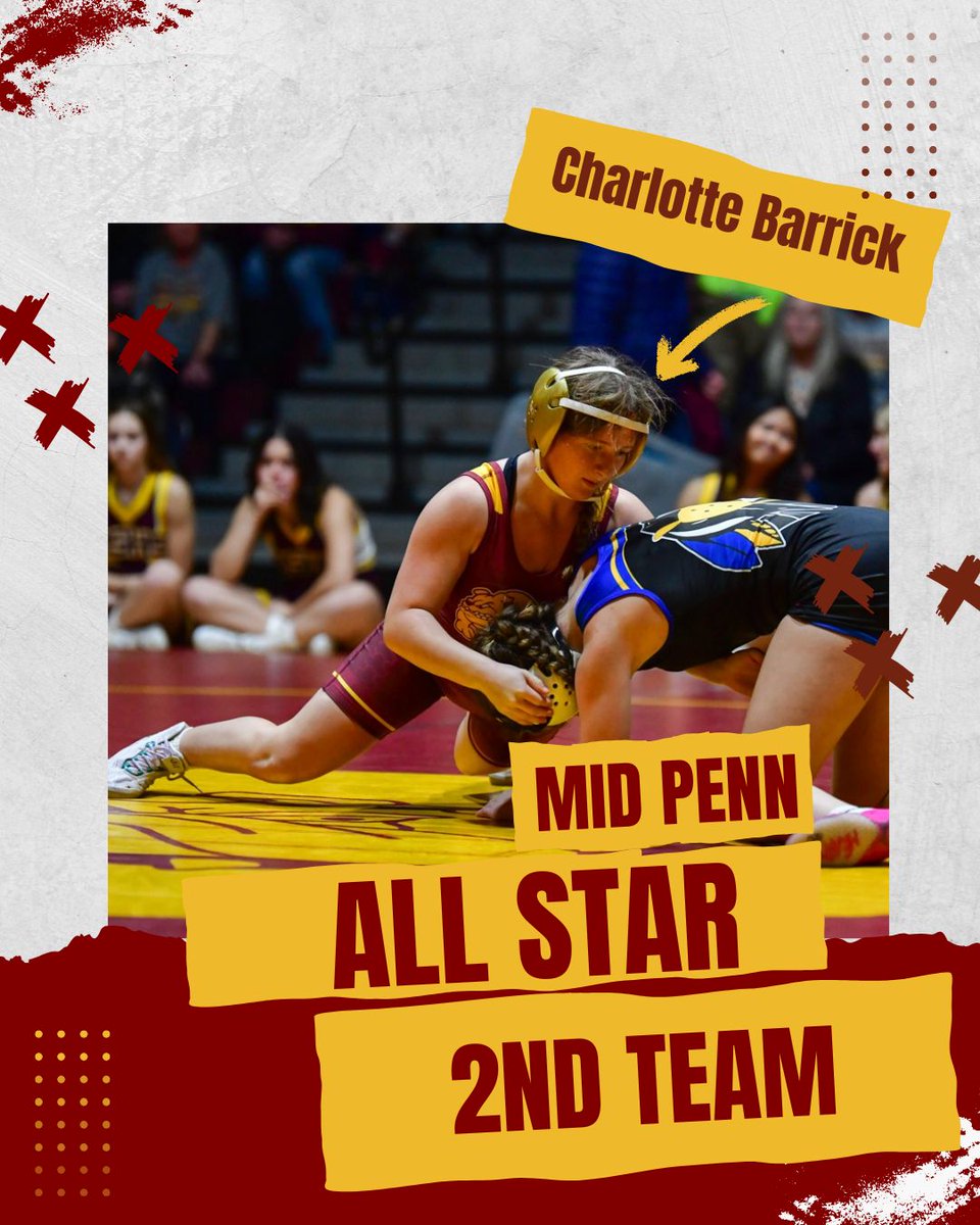 BulldogsBig's tweet photo. Let's celebrate our Lady Bulldog Wrestlers who are now Mid Penn All Stars!  Awesome job ladies! https://t.co/7Bu2oK88Xt