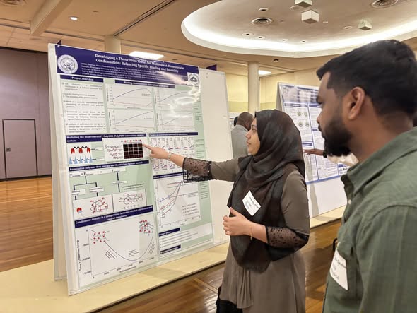 KSUPhysics's tweet photo. Proud of our grad students at the Kansas Physical Chemistry Symposium! ⚛️ From talks to posters, they showcased incredible research and connected with the scientific community right here on campus. 🔬👏 #kstate #KPCS #PhysicalChemistry #GradResearch #Physics https://t.co/8egu9WelkC