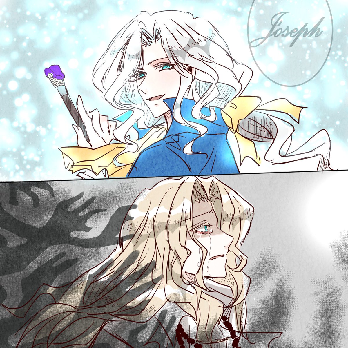 'Oh..welcome back, Joseph'
If I can just see you smiling at me again....
(ref from joseph's story PV today.. so painnnfulll TT)
#IdentityVfanart #JosephDesaulniers