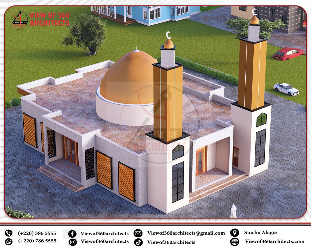A devine block built for tranquility where people gather for worship. It's designed with integrity blend with modernism and islamic patterns where every line signifies hidden details that reveals it's uniqueness and aesthetics.
#viewof360architects