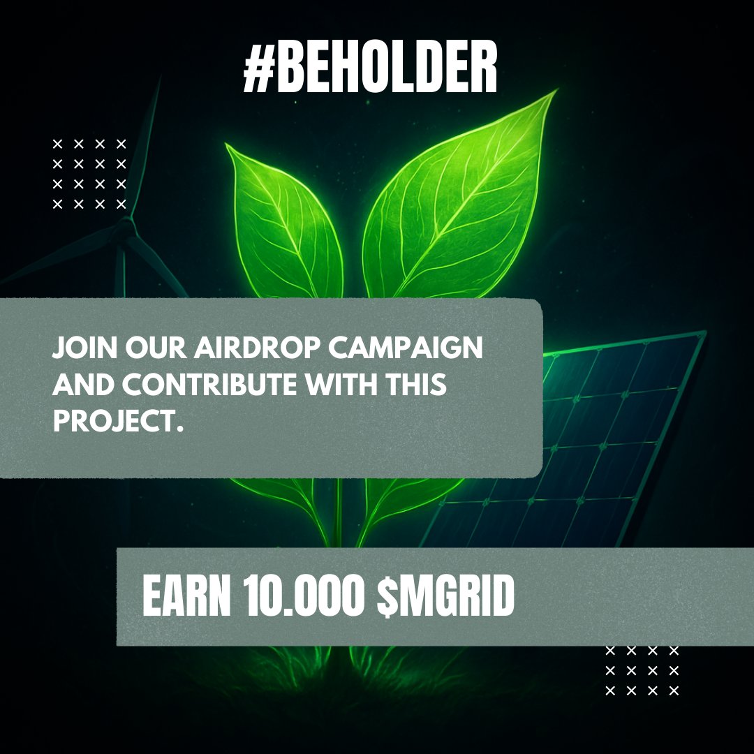 mashgridenergy's tweet photo. Join our airdrop campaign and earn free tokens of #MGRID. Follow these steps:
1 | Have installed a #Solana Wallet;
2 | Acess #Jupiter: https://t.co/dU0IL3EeWC;
3 | Copy and paste token address in Swap section:
9X5FprKHvaGLk7otavREYd3Jn8po9jSnKTXQfZGqjups
==> Write your address below. 👇