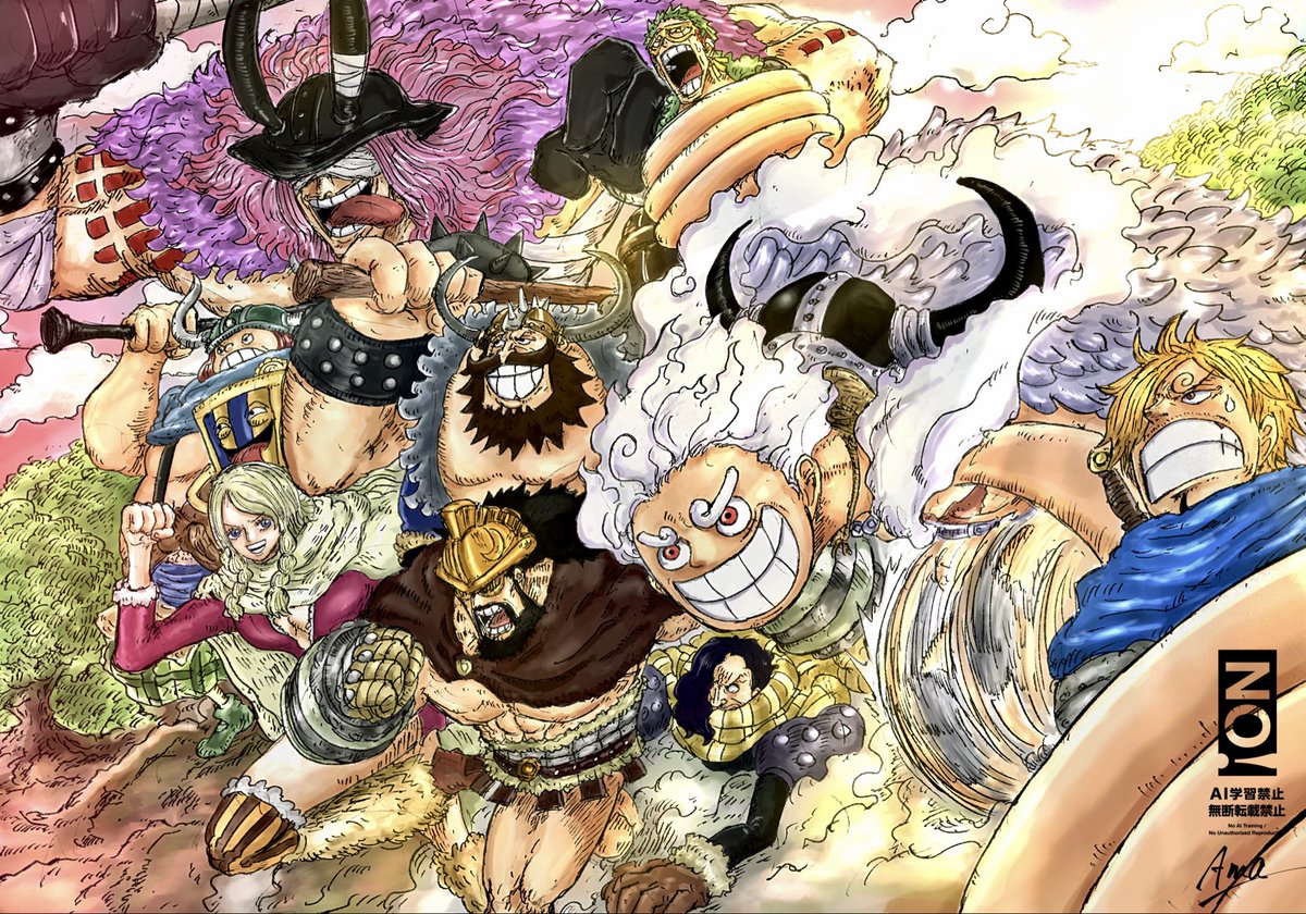 早速最新刊を読みました！通して読むとよりアツい🤩

ウソギャラ大賞は取れなかったですが、今回も掲載していただきました！
尾田先生に見てもらえていると思うと感動します😭
次も大賞目指して頑張っていきます！
#ONEPIECE #114巻 #ウソップギャラー海賊団