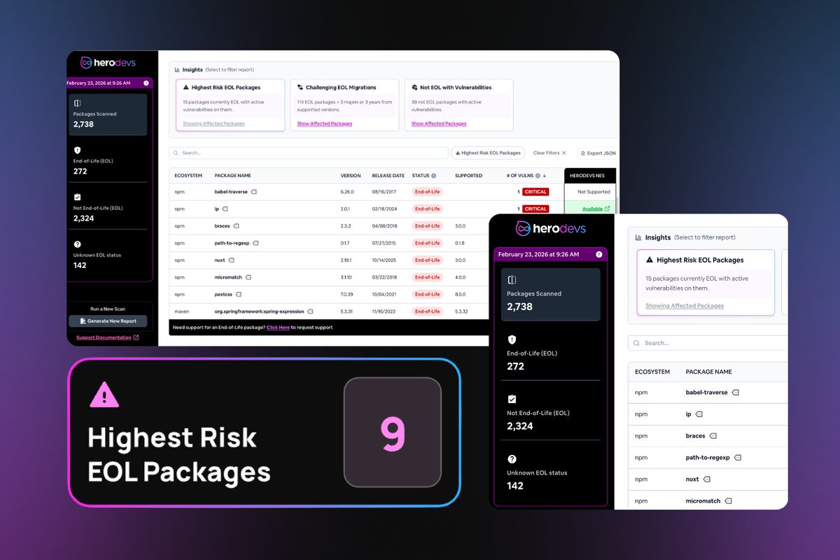 HeroDevs tweet media