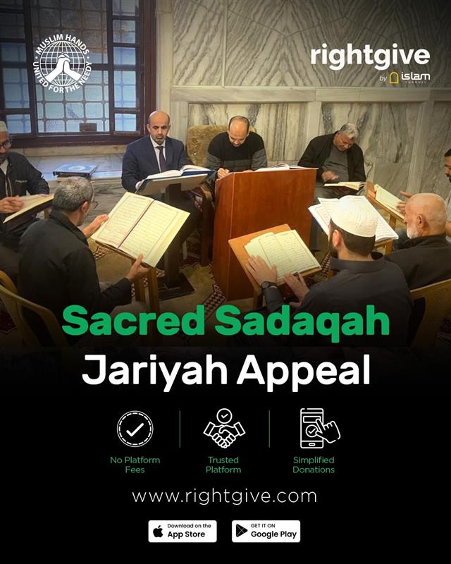 Stand with communities preserving faith and transforming lives through Muslim Hands as we sponsor Qur’an circles in Al-Aqsa, support the renovation of the historic Umayyad Mosque, contribute towards Dome of the Rock lighting, sponsor Hifz students, provide water for life in