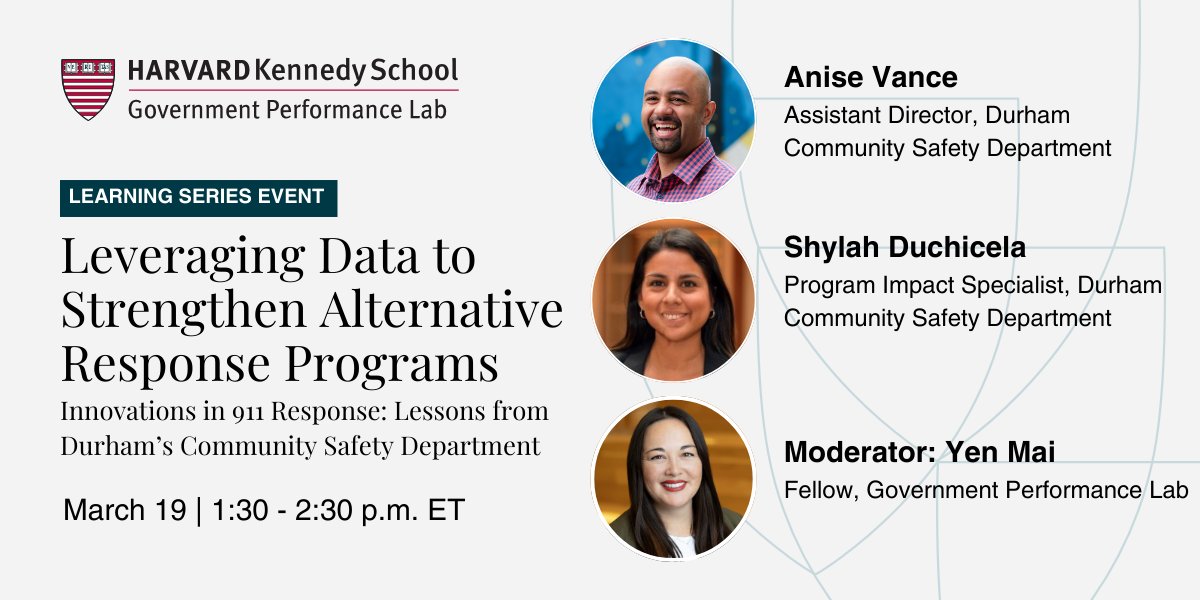 HKS Government Performance Lab tweet media