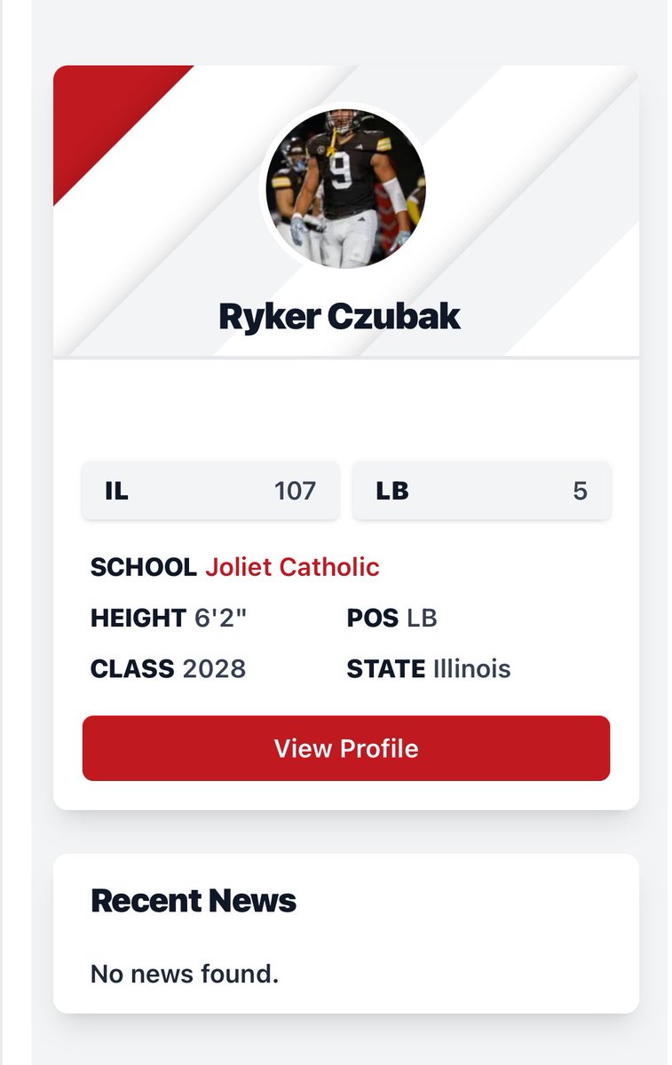 rykerczubak's tweet photo. Grateful to be ranked the #5 LB in Illinois  by @PrepRedzoneIL and @scottybscout. Still a lot more work to be done. 
@PetersNUFB @JonahCI88 @Coach_Calt @Fleming_Coach @CoachSamOjuri22 @CoachGrantOlson @stantonweber @the_BBoyd @Bullough40 @RBCoachPaige @EDGYTIM @HilltoppersFB @rudysgymjoliet