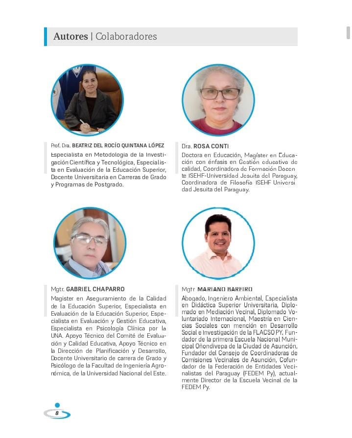 cedei_py's tweet photo. 🎓Guía Práctica para la Elaboración de Planes y Políticas en la Educación Superior
Se presentan a los autores y al equipo editorial, que hicieron posible esta publicación, enfocada en fortalecer la gestión en educación superior.
#CEDEI #EducaciónSuperior 2/2 https://t.co/PNTyJJQVcy