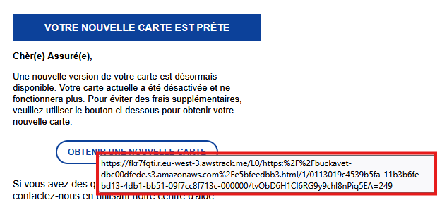 gwenchlan_'s tweet photo. Dommage, ce genre d'arnaque ne fonctionne pas avec moi. Soyez plus originaux la prochaine fois !
Conseil : vérifiez toujours l'adresse de l'expéditeur et survolez les liens pour voir l'URL, mais ne cliquez jamais dessus https://t.co/2IuynFNF1e