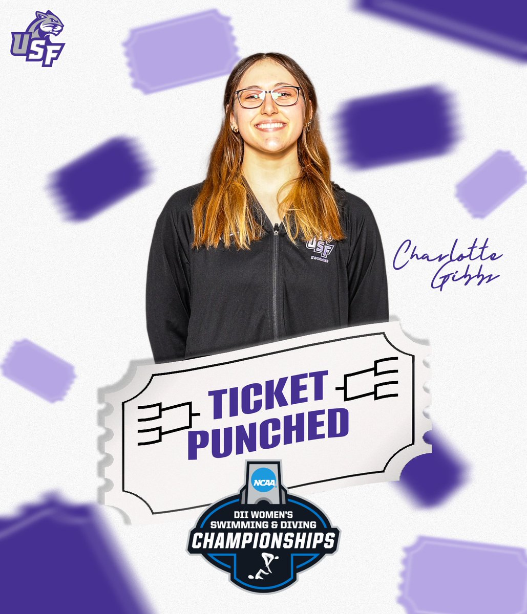 USFCougarsSWIM's tweet photo. Meet our final national qualifier 🏊‍♀️

Charlotte Gibbs is a sophomore from Wellington, New Zealand also advancing to the 2026 NCAA Championships in the 500 Free!

#CooFalls | #YALLACOO https://t.co/B2X5H4Q9YA
