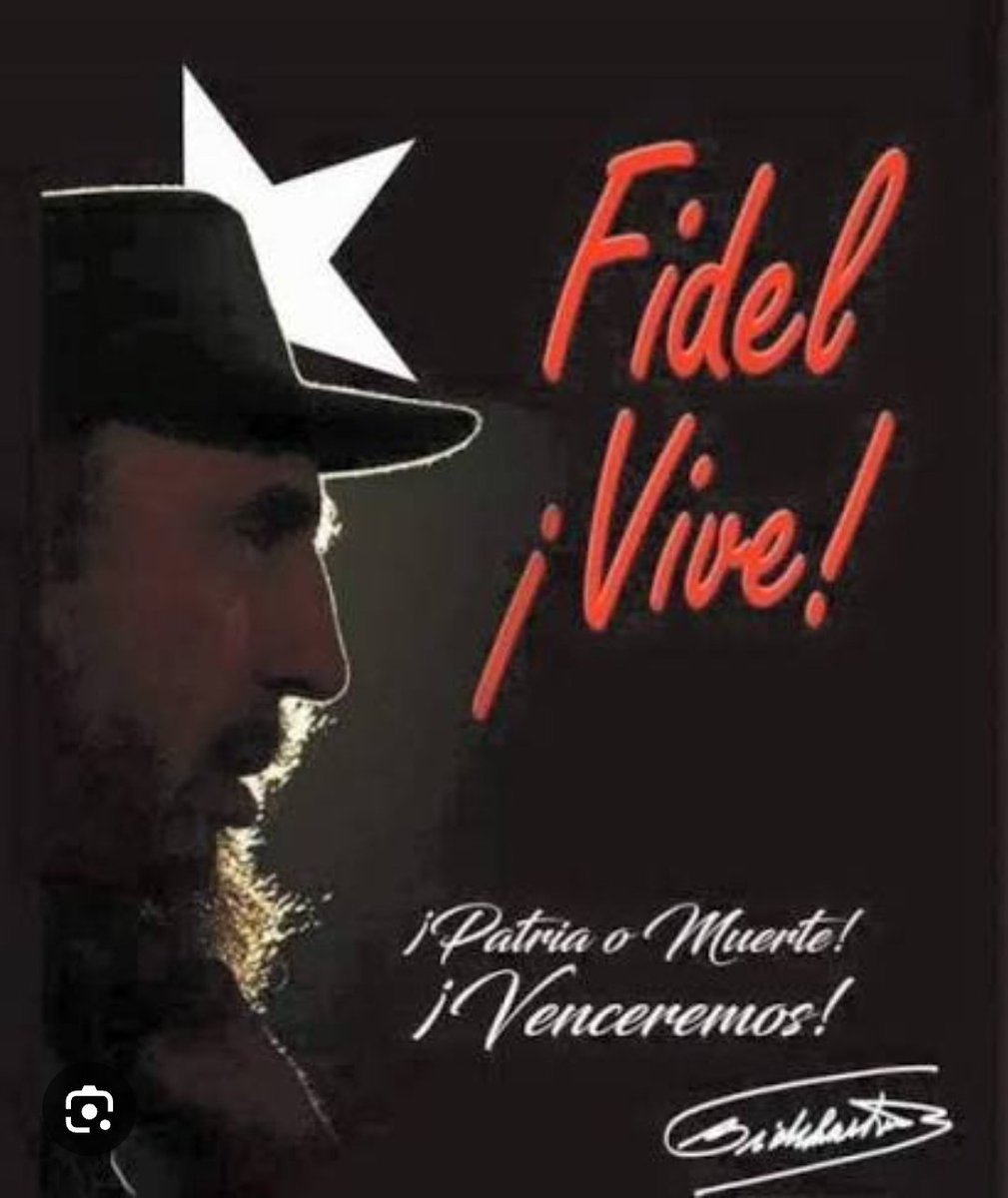 Fidel vive y vivirá por siempre porque su legado, su obra y su ejemplo inigualable nos acompañan en cada idea, cada accionar, cada sueño. #FidelViveEntreNosotros 
#100AñosConFidel 

#CubaCoopera