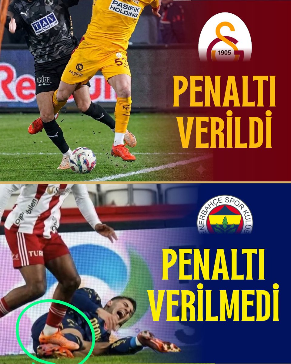 Türk futbolunun 40 yıllık özeti!

💥Üsttekinde rakibe ayağını takıp yere düşüldü.

💥Alttakinde ayağa iki kere basıldı.