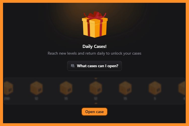 Daily reminder to open your daily cases! 🧡