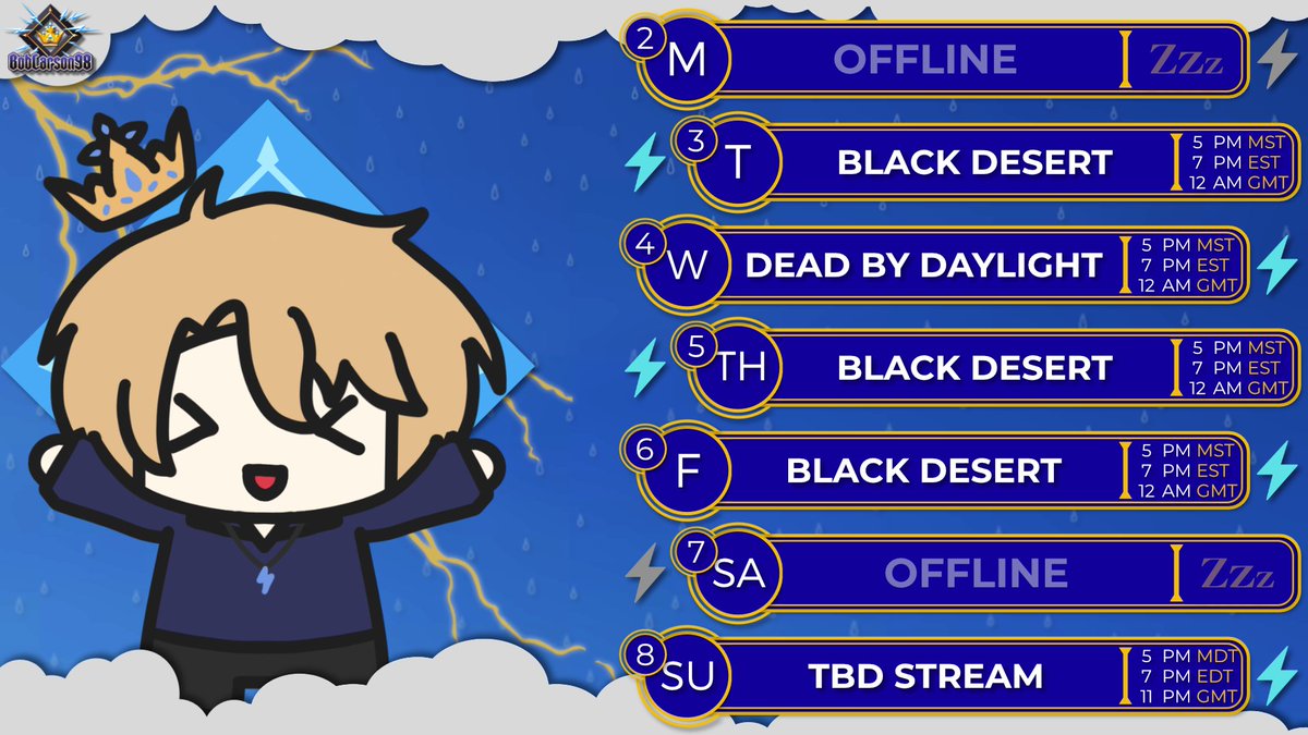 BobLarson98 ⚡️👑 | Lightning God Vtuber tweet media