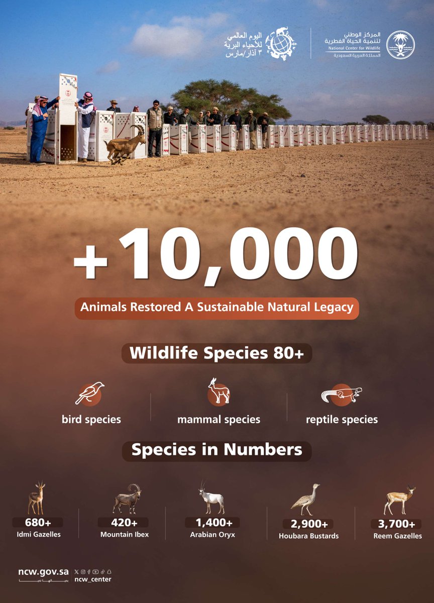 المركز الوطني لتنمية الحياة الفطرية tweet media
