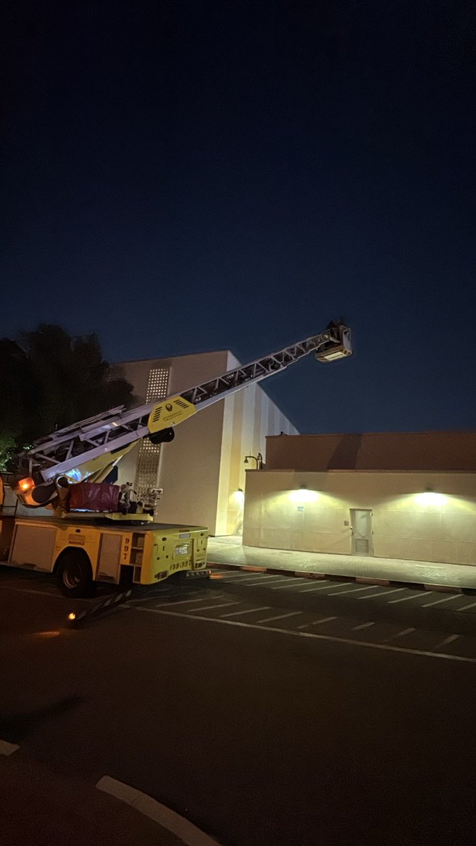 DXBMediaOffice's tweet photo. Photos: The fire near the US Consulate in Dubai has been fully extinguished, with no injuries reported. Dubai authorities reaffirm their commitment to ensuring everyone's safety and security. https://t.co/OPAOQRHEIG