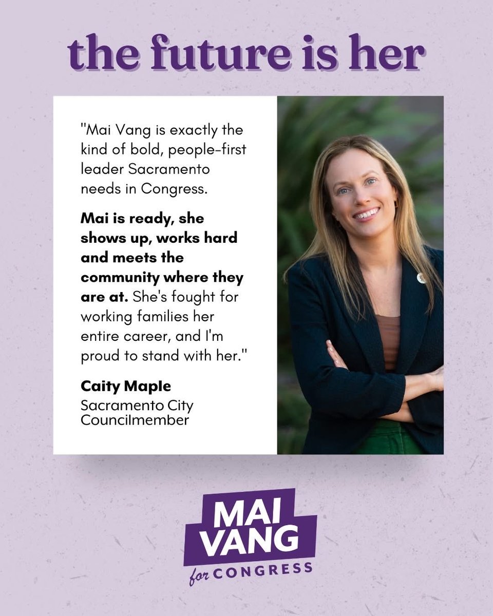 Mai Vang for Congress tweet media