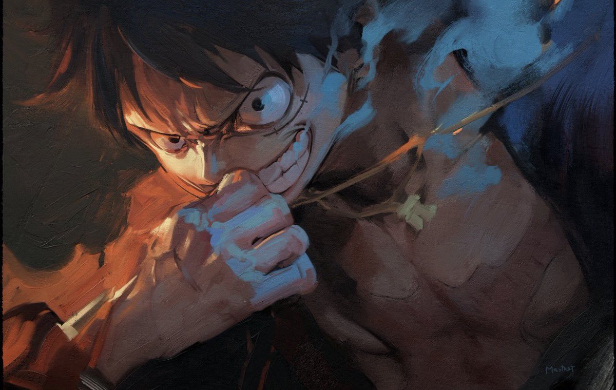 كُلمَا اشتدت العواصف واتسع ظل الخطر، ازداد إتِساع ابتسامَتك، وكأنك وُلدت لِتسخر مِن المُستحيل لا لِتخشاه، تضحك في وجه الرُعب، وتُشعل في ساحَات اليأس شرارة أمَل لا تَخبُو..

يا قُبعة القش.. ذلك البريقٌ في عَينيك هُو وهج رُوح َتَأبى الانكِسار، وعَزيمه لا تَعرف التراجع!