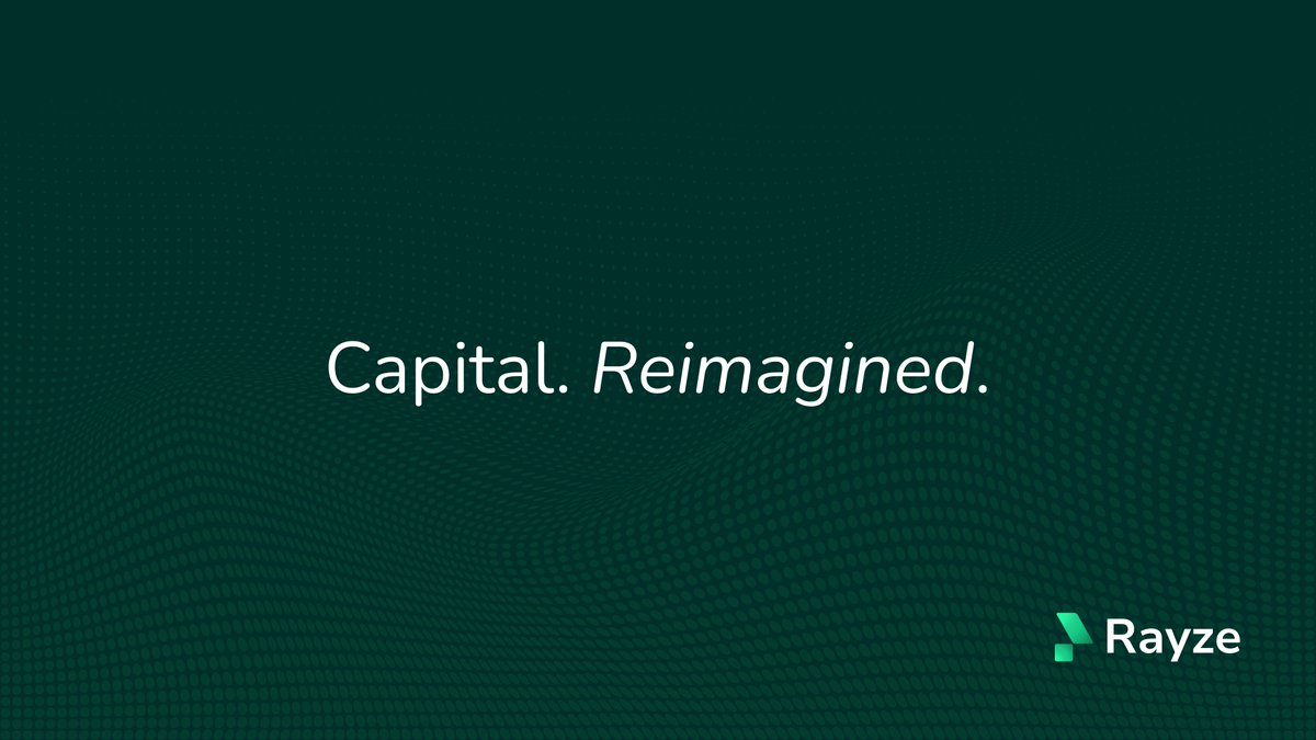 RayzeIO's tweet photo. Rayze is the operating system for onchain investment funds.

Built for operators. Designed for scale.

Where capital flows to the capable. https://t.co/f1BiCjc7dr
