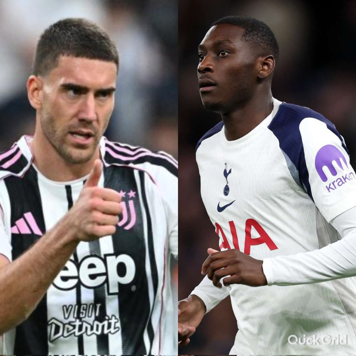 LGramellini's tweet image. Le quotazioni di una permanenza di #Vlahovic in ⚪⚫ sono in netto rialzo. Questo non significa che resterà al 100% ma oggi è più sì che no. Con la #Juventus che cercherà di monetizzare da #David e di piazzare (difficilissimo) #Openda, #KoloMuani è l'altro nome da seguire.