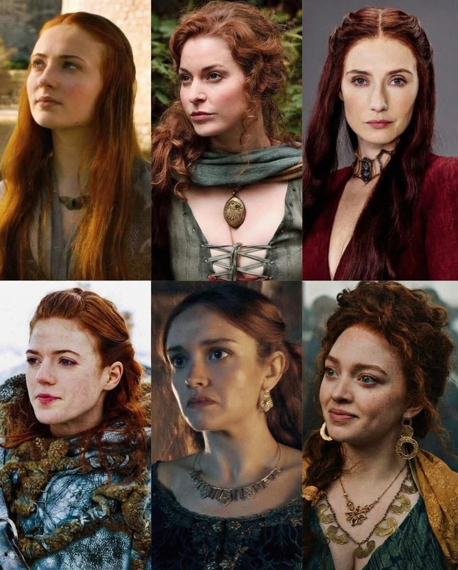 dhaboy01's tweet photo. The Redheads of GOT ❤️.. who is your favorite? https://t.co/MWygfT04zO