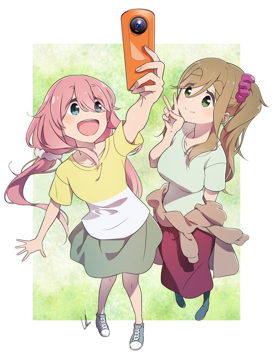 なでしこ、あおいちゃんHAPPY BIRTHDAY☺️✨✨
#各務原なでしこ生誕祭2026 
#犬山あおい生誕祭2026 
#ゆるキャン