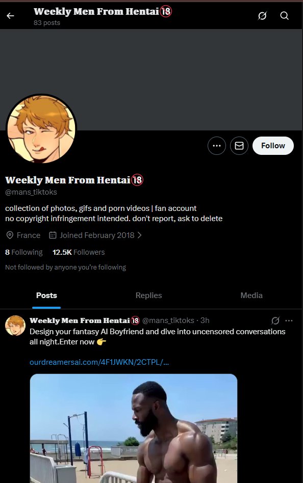 Hentai Men Fan Account tweet media