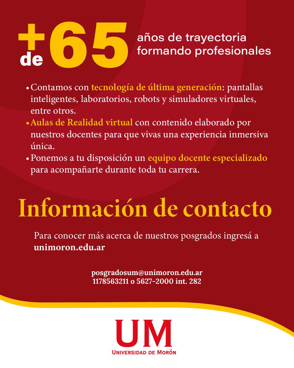 Universidad de Morón tweet media
