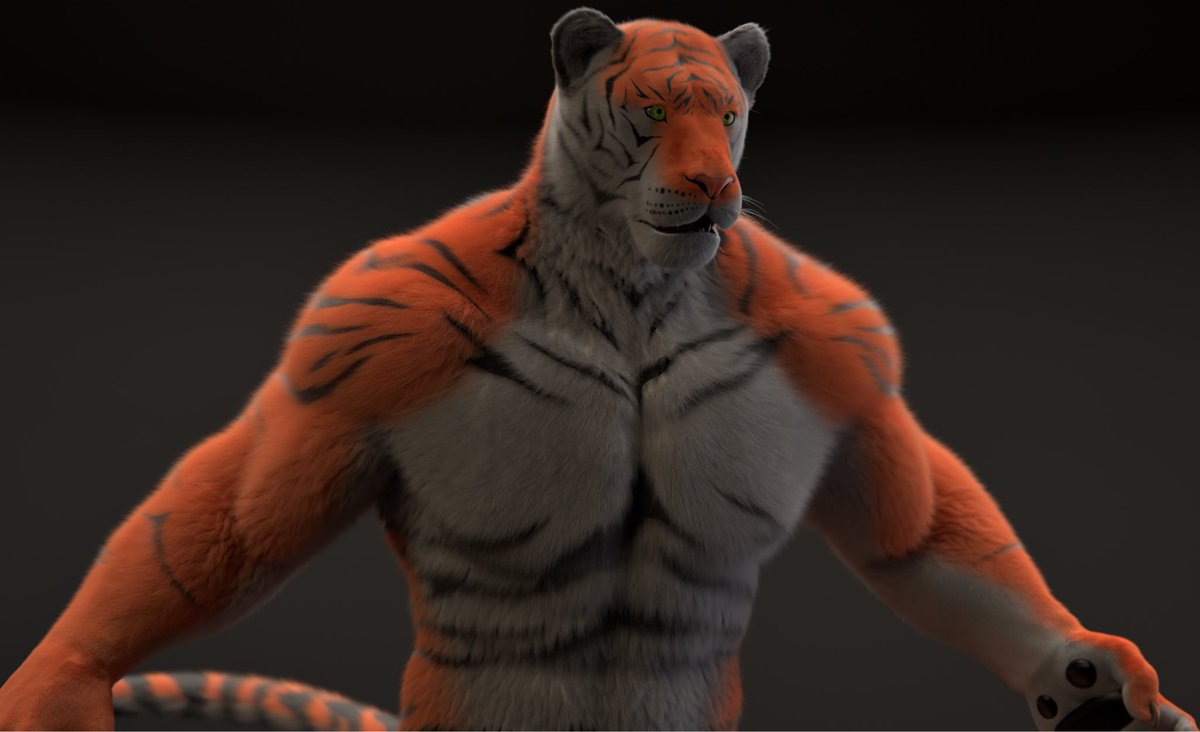 The_FuzzyKnight's tweet photo. Weekend Tiger project https://t.co/RzbHpRXOPc