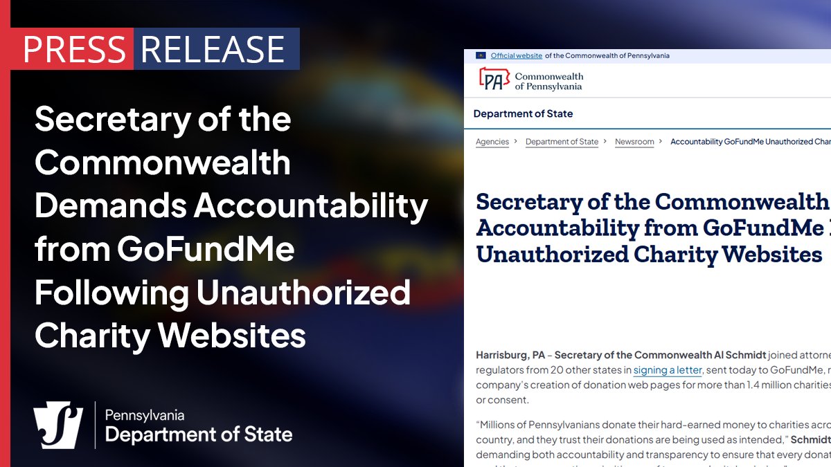 PA Department of State tweet media