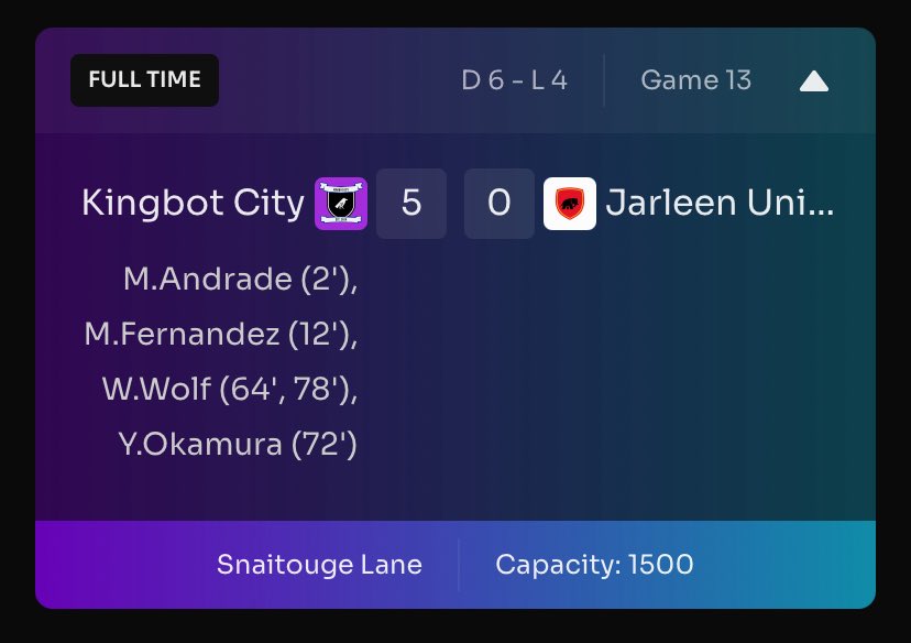 KingBot City FC tweet media