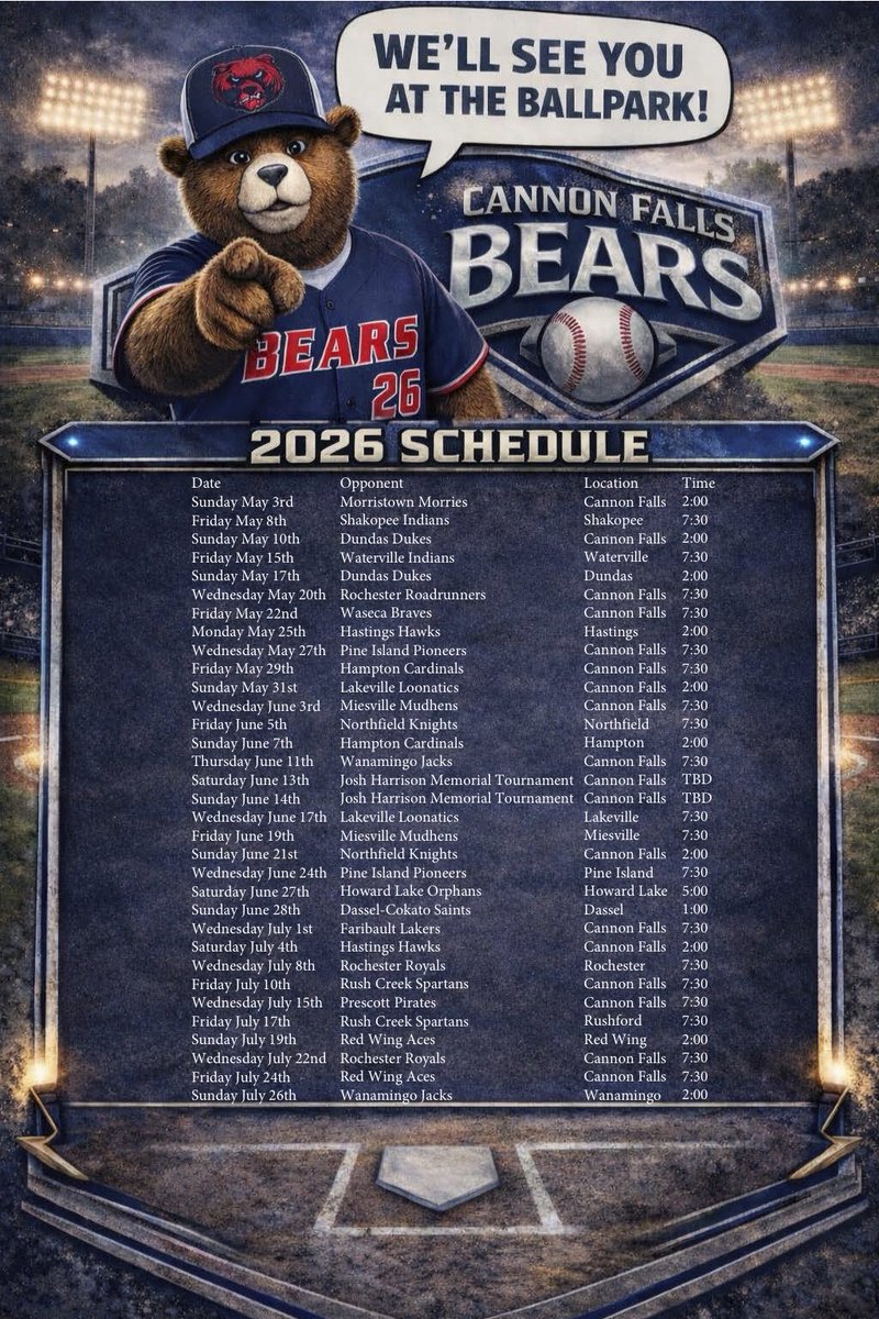 Cannon Falls Bears tweet media