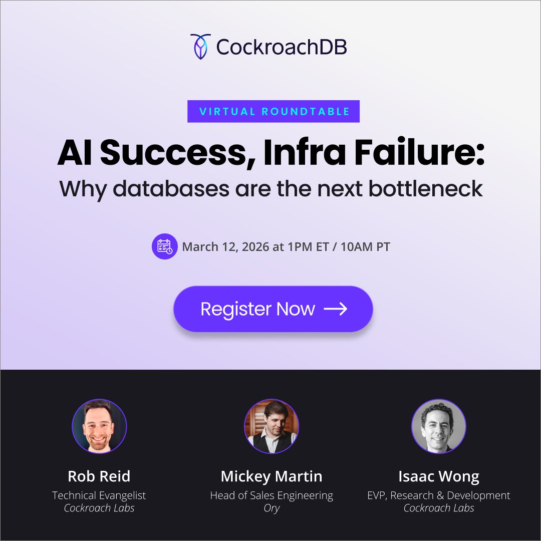 CockroachDB tweet media