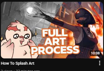 New video up on how to do splash art like League Of Legends™