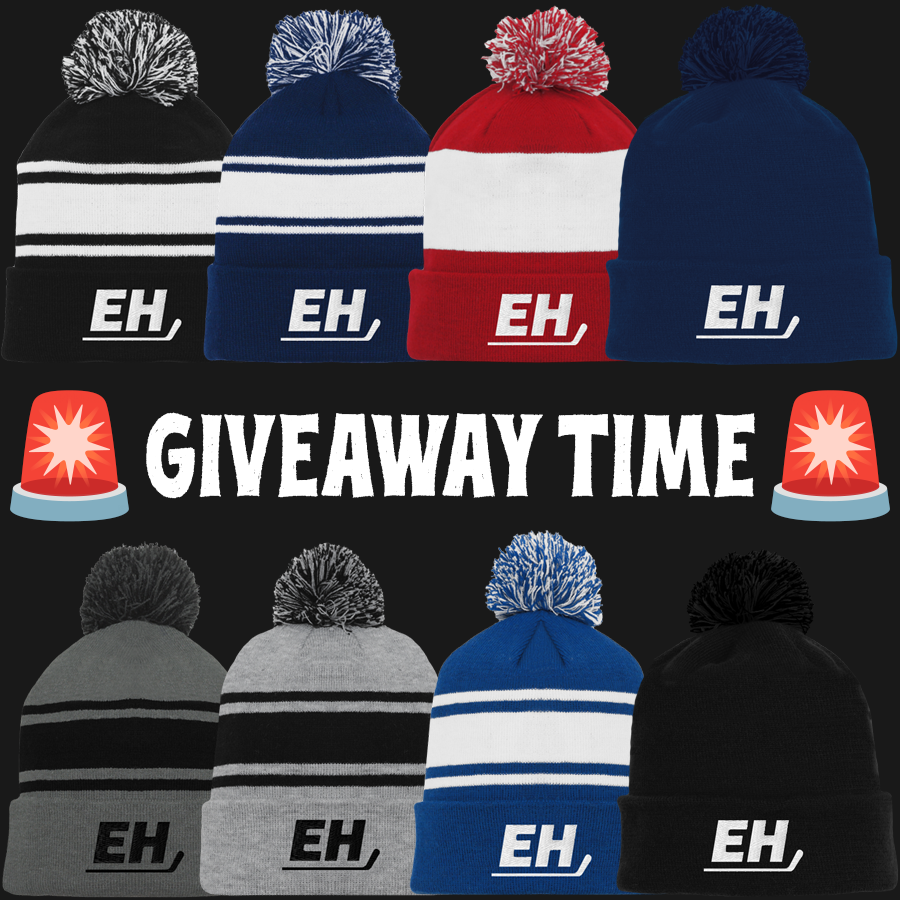 🚨GIVEAWAY TIME🚨

We're giving away a pair of unreleased toques from our store to a lucky winner of this giveaway!

How to enter?
1. Follow us! <a href="/EHClothing/">Everything Hockey</a> 
2. Repost this and reply with your favourite toque style!

Good luck everyone! Toques will be available on our website