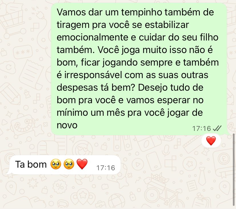 Eu sou muito sincera com quem joga comigo. Se eu percebo que você está se viciando em tarô, consultando sobre tudo o tempo todo, e que sua vida não está funcional em outras áreas, eu preciso ser íntegra o suficiente para te parar por um tempo.