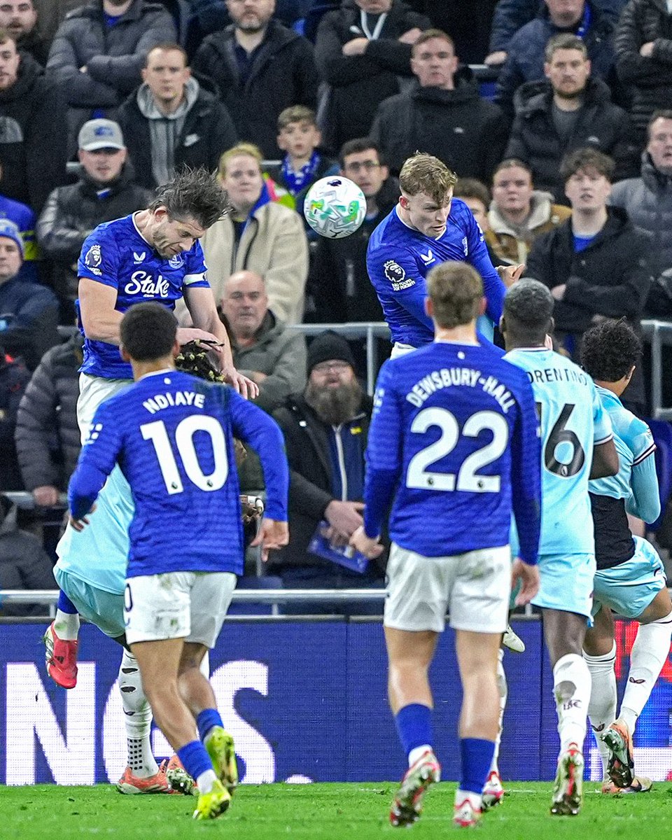 SkySportsPL's tweet photo. Safe to say, James Tarkowski was happy with that header! 🔵 https://t.co/nXt4c6NEjW