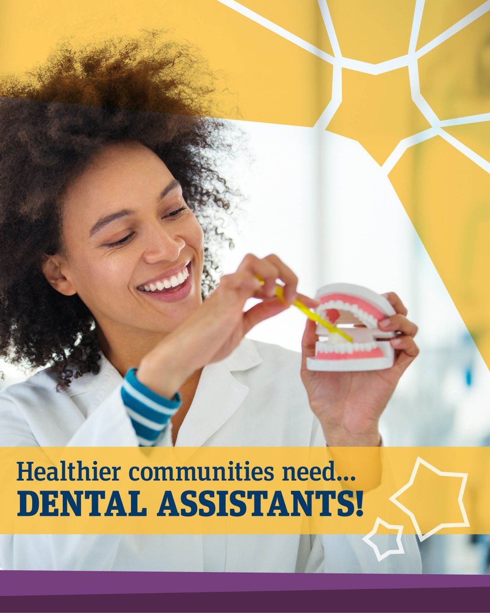 PublicHealthSD's tweet image. Dental assistants make care easier for older adults—supporting appointments, sharing info, helping with program enrollment, and connecting clients to community providers. Healthier communities need dental assistants making a difference.
 
#PublicHealthHeroes #MakingADifference