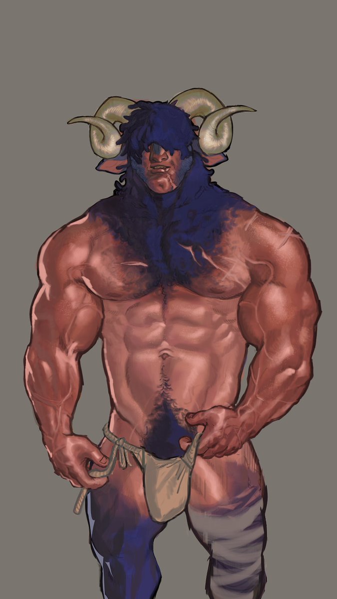 Still a work in progress but wanted to finally draw him after almost a year, he turned out much different than I anticipated but im happy with the outcome nonetheless 🙂‍↕️
#bara #nsfw