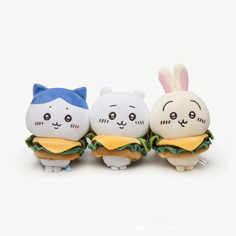 chiikawa burger plush ?