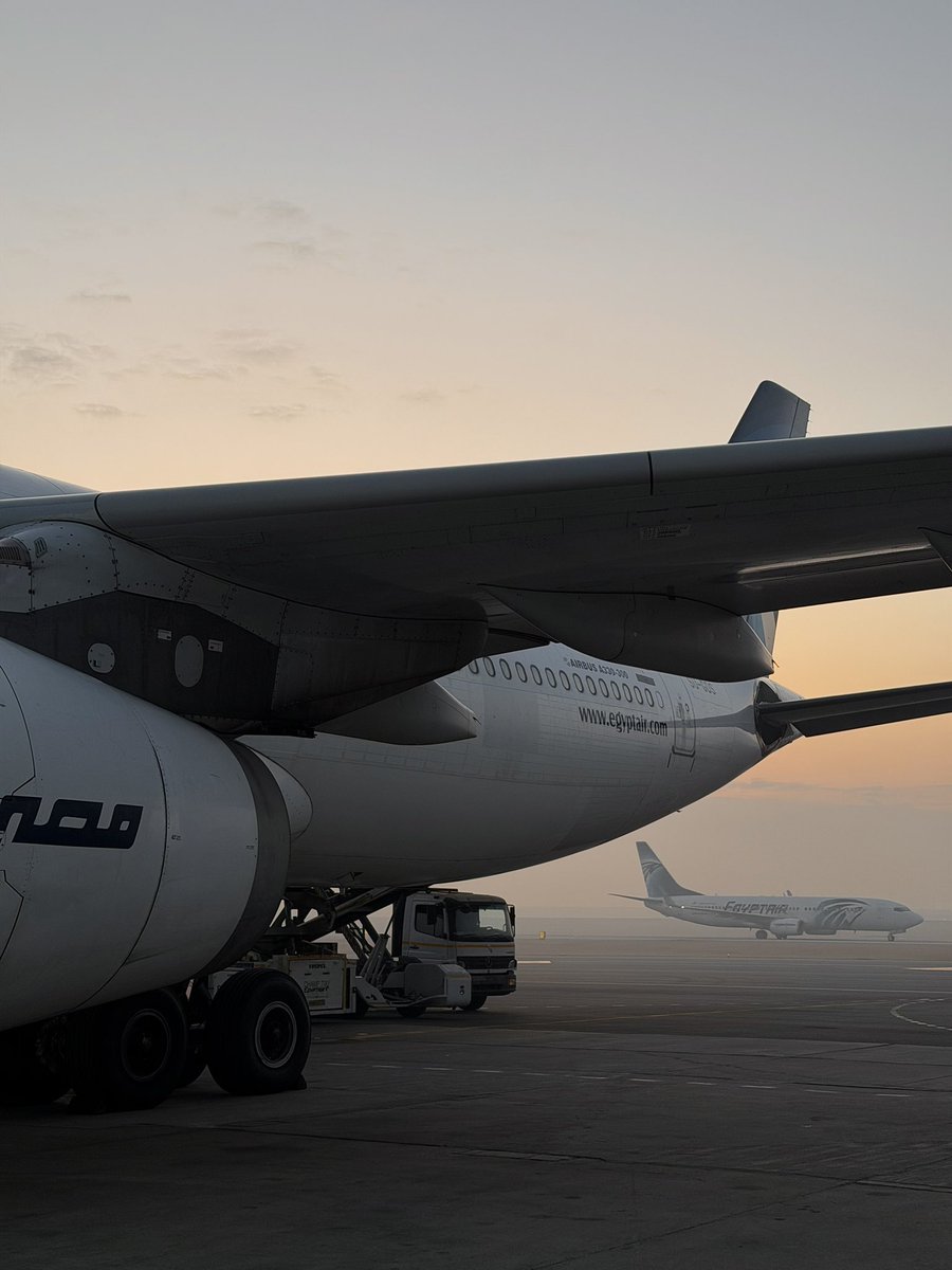 На потрепанном airbus - в не менее потрепанный (наглый и грязный) Каир вместо приятных прогулок вдоль Аравийского моря и эмоций от долгожданной встречи..