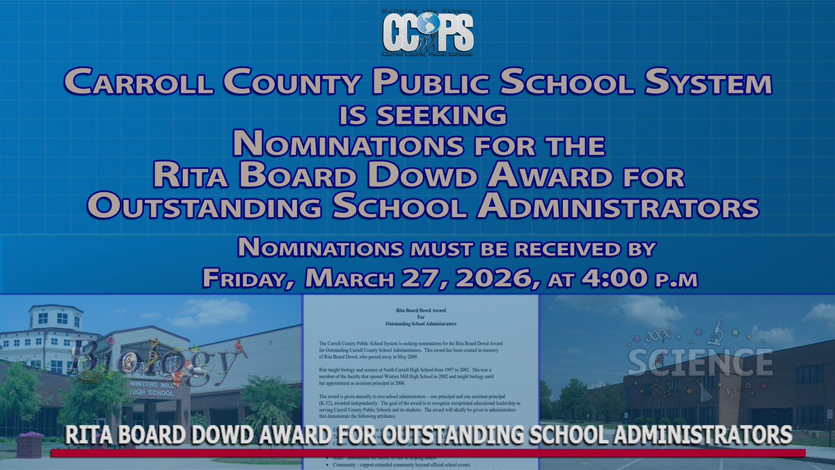 Carroll County PS tweet media