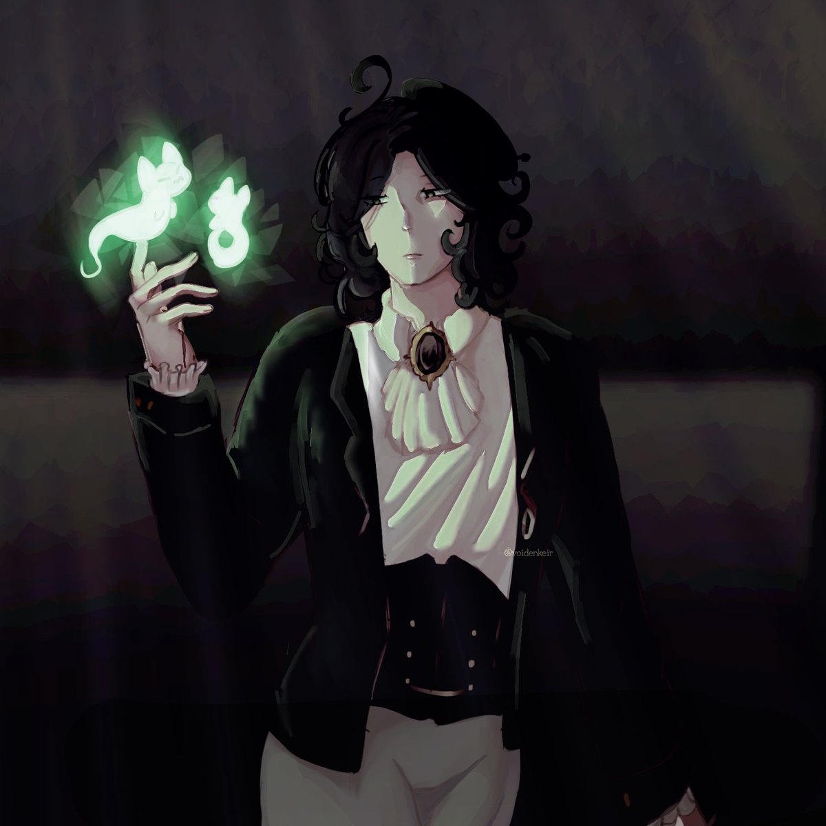 voidenkeir's tweet photo. Actually, he's a very complex character. But in terms of the story, he has some similarities to Lily. Like Black Olive having two identities. Starlette Lily. Something like the AOD's cookie form. **first one**
(Also showing some art heh) https://t.co/N8s81ikqh6