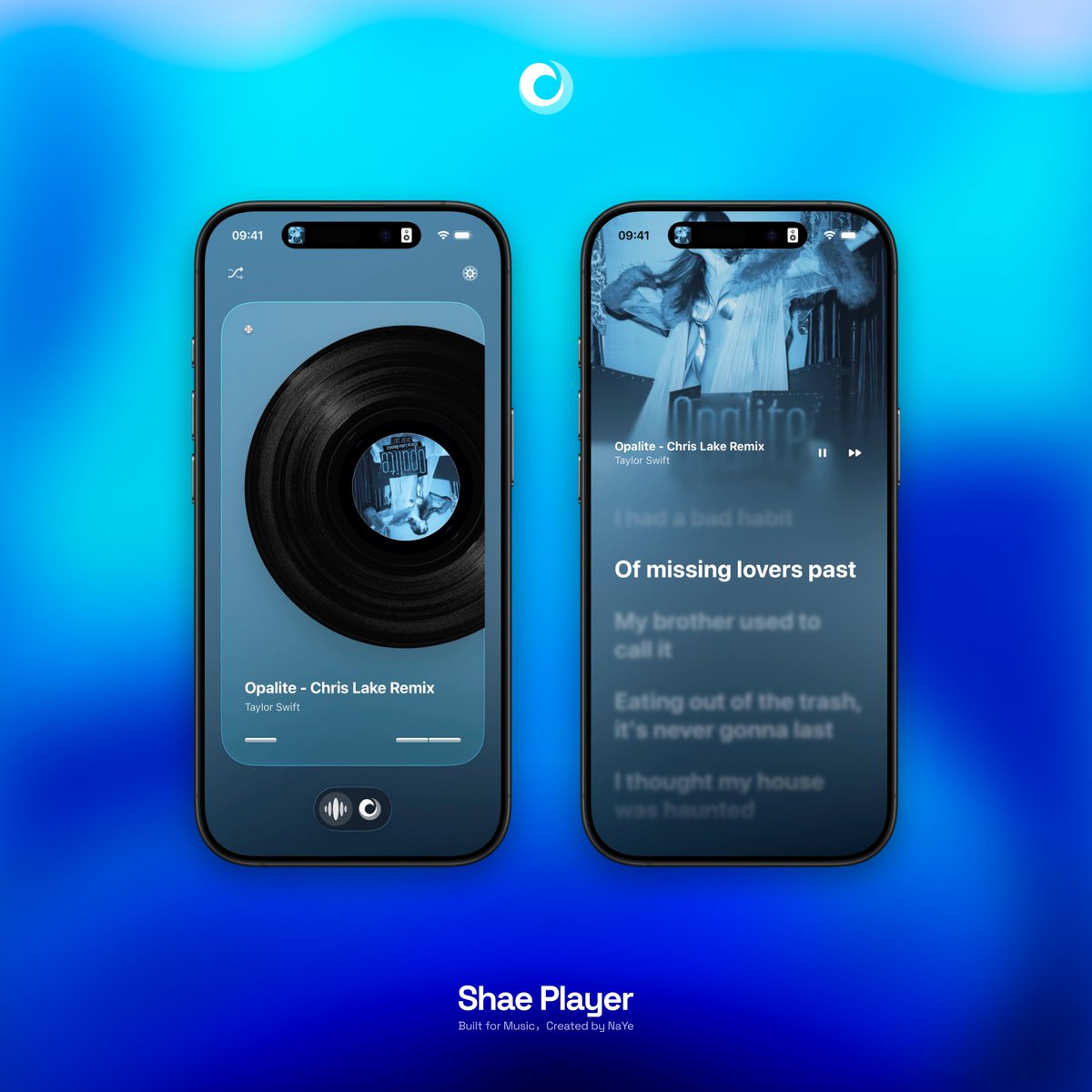 noaeos's tweet photo. Shae Player upgrade! Enjoy Apple Music–style lyrics anywhere.

🎵 Panoramic Lyrics: Smooth scrolling, full immersion, and support for local uploads. 
💿 Cover Flow Redesign: Album covers now have reflections for a more immersive experience.

Also on Spotify! 🎶
Listen now: https://t.co/JJeZfz0KuE