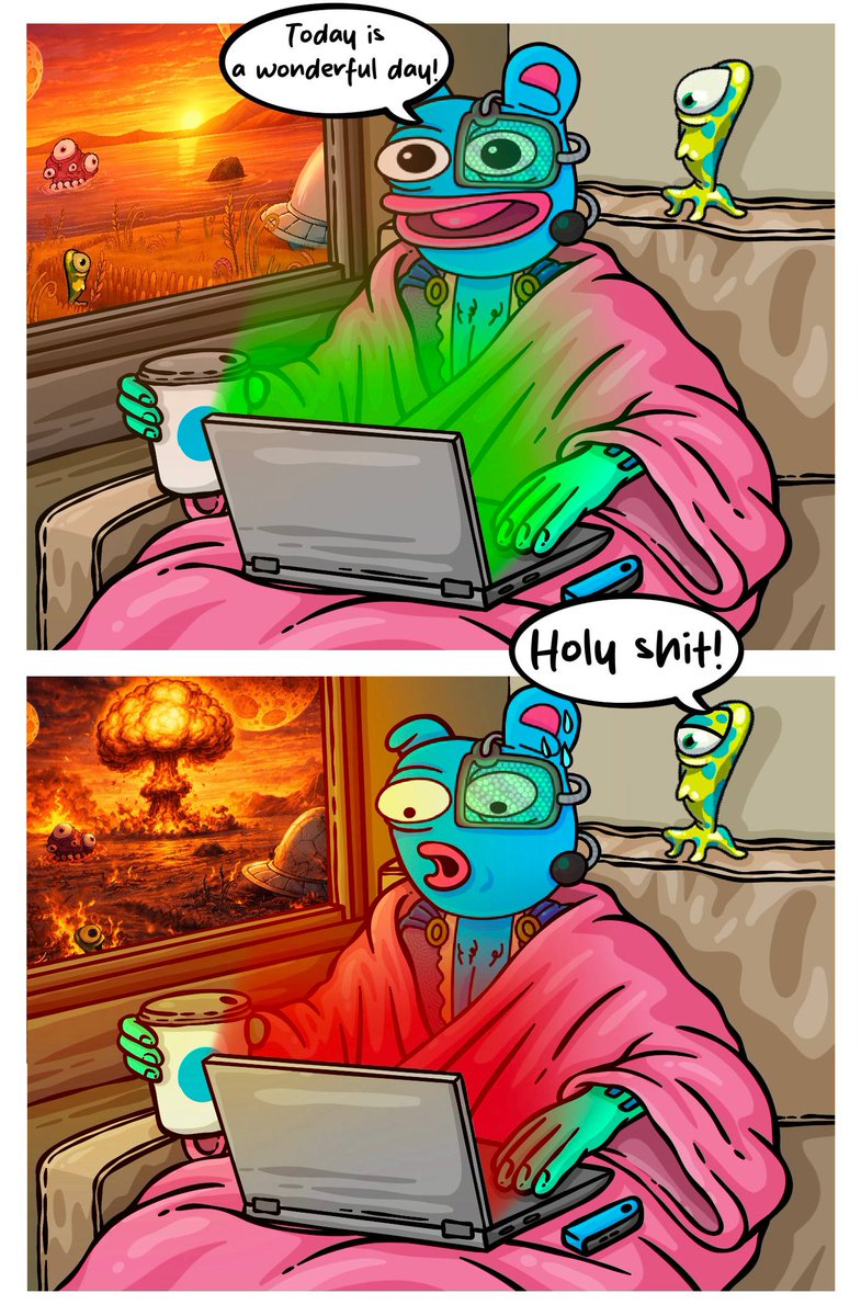 LayerBrett's tweet photo. state of the world right now watching and waiting to see what unfolds.

#Iran #Crypto #LBRETT #ETH https://t.co/YsIzRILkTI