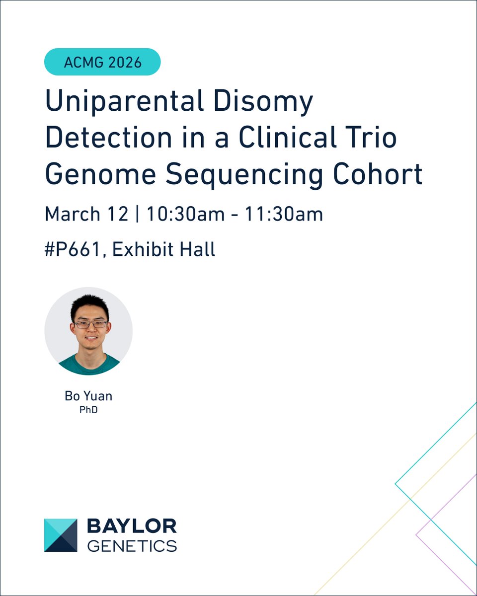 Baylor Genetics tweet media