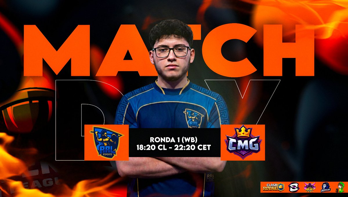 infernoleagueX1's tweet image. #ClashRoyale • #MatchDay 🔥

Comenzamos la fase de PlayOffs con este gran enfrentamiento... ¿Quien ganará? 🫣

⚔️ | 🇨🇱 @RRL_eSports 🆚️ @CMG_EsportsCR (Academy) 🇳🇱
📌 | Ronda 1 (WB) 
⏰️ | 18:20 🇨🇱 • 22:20 🇳🇱

#WeAreInferno 🔥.