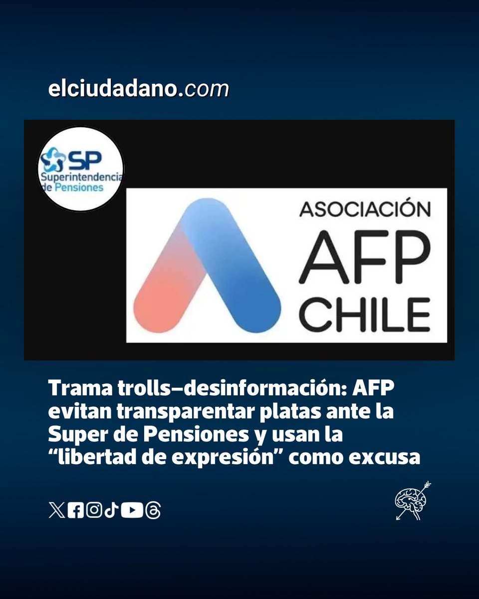 La Asociación de AFP habría financiado a una fundación dedicada a las campañas políticas en redes y vinculada con trolis

Leer más elciudadano.com/politica/trama…